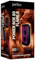 Perfeo ПАС “Power Box 80 Flame II” 80BT, 2 б / п микрофона
