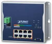 PLANET WGS-5225-8P2S IP30, IPv6/IPv4, L2+ 8-Port 10/100/1000T 802.3at PoE + 2-Port 1G/2.5G SFP Wall-mount Managed Switch (-40~75 degrees C, dual power