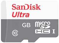 32 Гб Карта памяти microSDHC SanDisk Class 10 Ultra UHS-I (100 Mb / s)