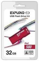 Usb-флешка EXPLOYD 32GB-580 красная