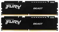 Модуль памяти Kingston 16GB DDR5 5600 DIMM FURY Beast XMP Gaming Memory KF556C40BBK2-16 Non-ECC, CL40, RTL