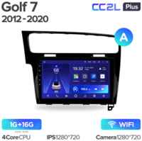 Штатная магнитола Teyes CC2L Plus Volkswagen Golf 7 2012-2020 10.2″ (F2) black 2+32G, Вариант B