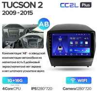 Штатная магнитола Teyes CC2L Plus Hyundai Tucson 2 LM IX35 2009-2015 9″ (Вариант АВ) авто с простой комплектацией или с 5″ экраном 2+32G