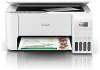 Принтер-сканер-копир Epson с Wi-Fi и струйной печатью, формат A4, скорость печати 33 стр/мин в ч/б и 15 стр/мин в цвете, разрешение 5760х1440 т/д