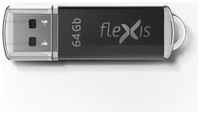 USB Flash Drive 64Gb - Flexis RB-108 USB 3.0 FUB30064RBK-108