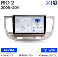 Штатная магнитола Teyes X1 Wi-Fi Kia Rio 2 2005-2011 9″
