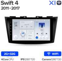 Штатная магнитола Teyes X1 Wi-Fi Suzuki Swift 4 2011-2017 9″