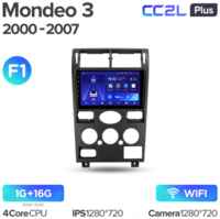 Штатная магнитола Teyes CC2L Plus Ford Mondeo 3 2000-2007 9″ 1+16G, Вариант A