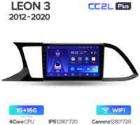 Штатная магнитола Teyes CC2L Plus Seat Leon 3 2012-2020 9″ (F3) 2+32G