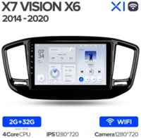 Штатная магнитола Teyes X1 Wi-Fi Geely Emgrand X7 / Vision X6 / Haoqing SUV 2014-2020 9″