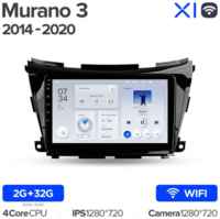 Штатная магнитола Teyes X1 Wi-Fi Nissan Murano 3 Z52 2014-2020 10.2″
