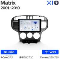 Штатная магнитола Teyes X1 Wi-Fi Hyundai Matrix 2001-2010 9″