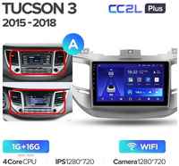 Штатная магнитола Teyes CC2L Plus Hyundai Tucson 3 (Left hand drive) 2015-2018 9″ (Вариант В) авто со штатным монитором 2+32G