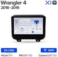 Штатная магнитола Teyes X1 Wi-Fi Jeep Wrangler 4 JL 2018-2019 9″
