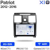 Штатная магнитола Teyes X1 Wi-Fi UAZ Patriot 2012-2016 9″