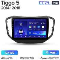 Штатная магнитола Teyes CC2L Plus Chery Tiggo 5 2014-2018 10.2″ 1+16G
