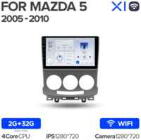 Штатная магнитола Teyes X1 Wi-Fi Mazda 5 2 CR 2005-2010 9″