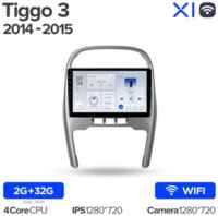 Штатная магнитола Teyes X1 Wi-Fi Chery Tiggo 3 2014-2015 10.2″