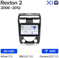 Штатная магнитола Teyes X1 Wi-Fi SsangYong Rexton Y250 II 2 2006-2012 10.2″