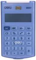 Deli Калькулятор карманный 8 -разрядный E39217 100*60 (синий корпус) с крышкой (картонная упаковка с европодвесом) (19344)