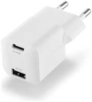Сетевое зарядное устройство uBear Pulse Dual USB-C+USB-A 30 Вт GaN