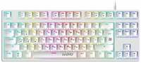 Игровая клавиатура механическая Defender Ivory, RGB подсветка (TKL 80%)