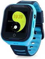Smart Baby Watch Детские смарт часы-телефон KT11 Wonlex с GPS, видеозвонком, камерой, фонариком и 4G. Голубые