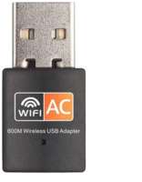 EAks Адаптер USB WiFi приемник 5G 2.4G 600 Мбит/с wi fi