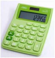 Deli Калькулятор настольный 12-разрядный 1122 2 питания 119*85мм. ( корпус) (картонная упаковка с европодвесом) (32048)