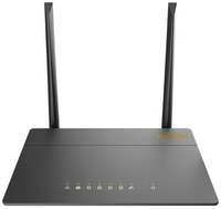 Wi-Fi роутер D-Link DIR-615 / GFRU, N300, черный [dir-615 / gfru / r2a]