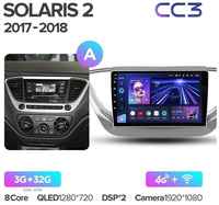 Штатная магнитола Teyes CC3 Hyundai Solaris 2 2017-2018 3+32G, Вариант B
