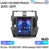 Штатная магнитола Teyes TPRO 2 Toyota Land Cruiser Prado 150 (MJD) 2013-2017 4+64G