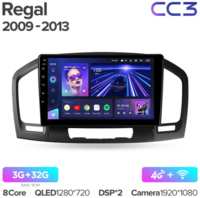 Штатная магнитола Teyes CC3 Buick Regal / Opel Insignia 2009-2013 9″ 3+32G