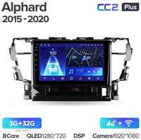 Штатная магнитола Teyes CC2 Plus Toyota Alphard H30 2015-2020 10.2″ 6+128G