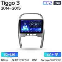 Штатная магнитола Teyes CC2 Plus Chery Tiggo 3 2014-2015 10.2″ 4+64G