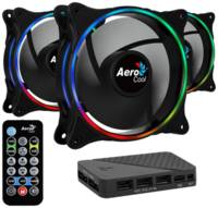 Комплект вентиляторов AeroCool Eclipse 12 Pro, черный / ARGB