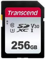 Карта памяти Transcend SDXC 256 ГБ Class 10, V30, UHS-I U3, R / W 100 / 40 МБ / с, 1 шт., черный