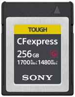 Карта памяти Sony CFexpress Type B 512 ГБ, R / W 1700 / 1480 МБ / с, 1 шт., серый
