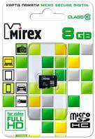 Карта памяти Mirex microSDHC 8GB Class 10 R / W 25 / 10 МБ / с (13612-MC10SD08)