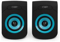 Акустическая система 2.0, CBR CMS 366 , USB, 2 х 3 Вт, пластик, ″софт-тач″, 3.5 мм линейный стереовход, кабель 1,2 м, -голубой