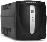 Интерактивный ИБП CROWN MICRO CMU-1000X IEC (2021) черный 700 Вт