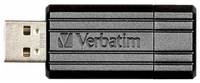 Флешка Verbatim Store 'n' Go PinStripe 64 ГБ, черный
