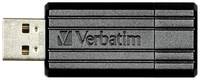 Флешка Verbatim Store 'n' Go PinStripe 128 ГБ, черный