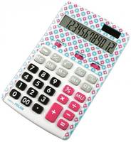Калькулятор настольный MILAN 150712ACBL, белый / розовый