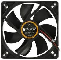 Вентилятор для корпуса ExeGate EX12025SM, черный