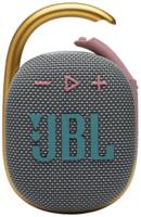 Портативная акустика JBL Clip 4, 5 Вт, серый