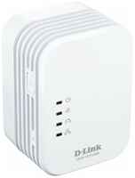 Wi-Fi+Powerline роутер D-Link DHP-W310AV, белый