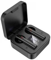 Bluetooth наушники вкладыши с микрофоном Borofone BE40 Triumph TWS, беспроводная гарнтитура, черная