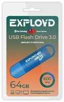 USB Flash Drive 64GB Exployd 600 EX-64GB-600-Blue