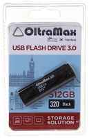 USB Flash Drive 512Gb - OltraMax 320 3.0 OM-512GB-320-Black